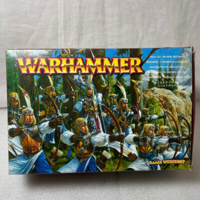 Warhammer Fantasy High Elf Archers Regiment 2002 Games Workshop Built & Painted