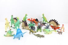 Lot of 30 Assorted Plastic Dinosaurs Animal Figures Different Styles and Sizes