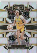 2023-24 Panini Select WNBA Silver Prizm Dearica Hamby Los Angeles Sparks #77