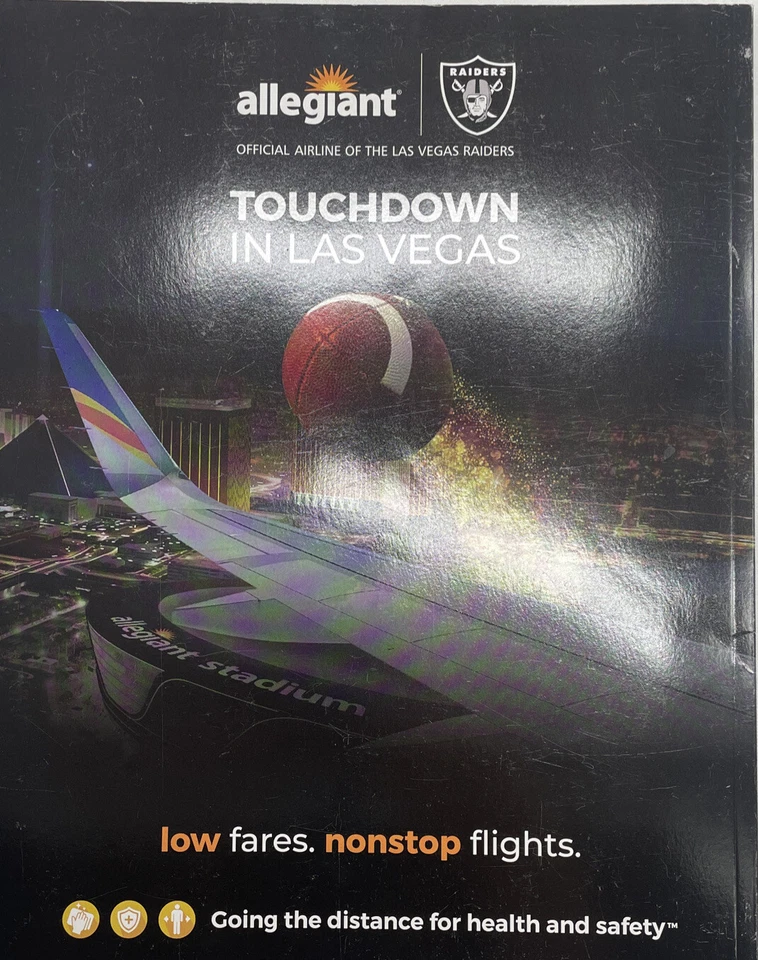 Darren Waller Signed LV Raiders Inaugural 2020 Season Program with JSA (AI98830) - Image 3 of 4