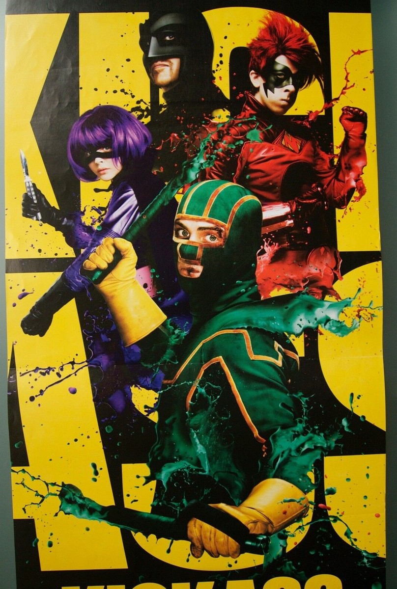 KICK-ASS Original Poster Aaron Taylor Johnson Nicolas Cage | eBay