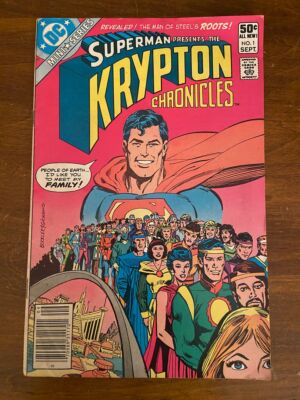 SUPERMAN THE KRYPTON CHRONICLES #1 (DC, 1981) VG