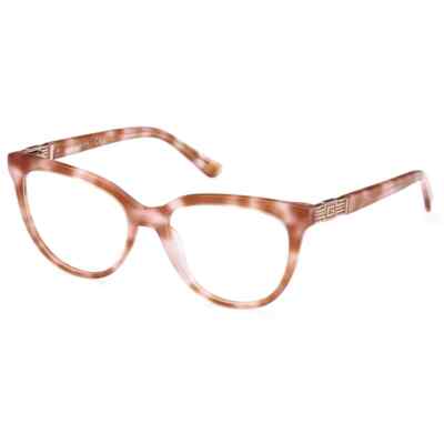 GUESS GU2942 059 Pink Salmon Cat Eye Plastic Optical Eyeglasses Frame 54-16-140