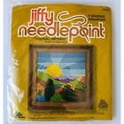 Vtg Jiffy Needlepoint Foothill Patterns Kit Sunset Designs New 70s 5853