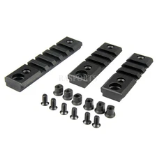 3PCS KEYMOD ALUMINUM Rail Mount Section 5 3 3 Slot Picatinny Weaver