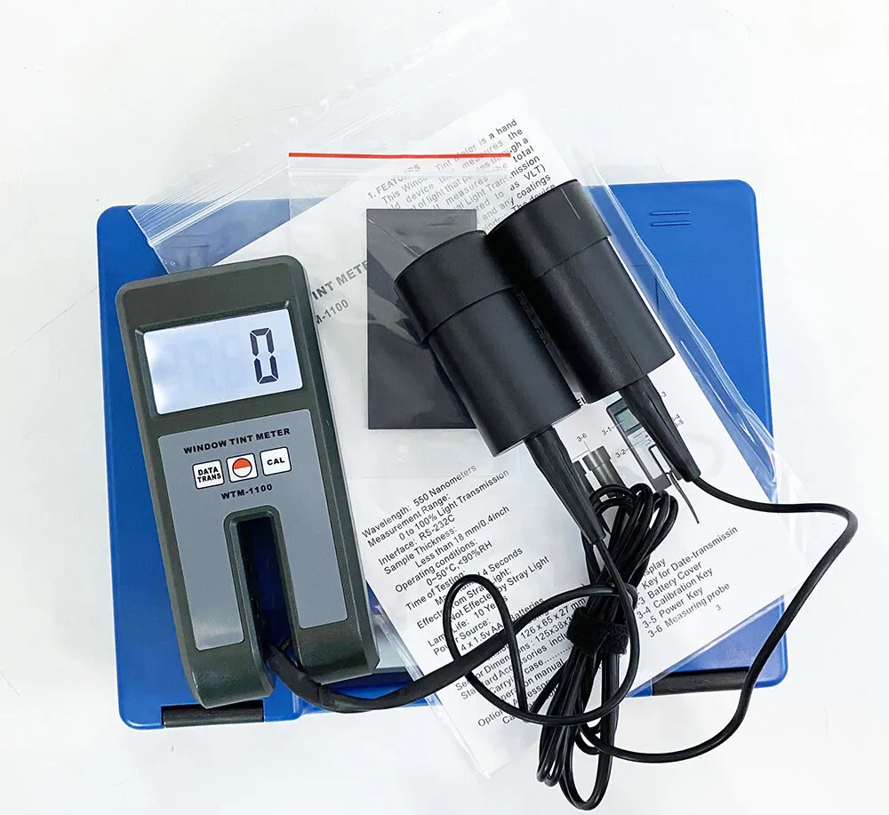 Window Tint Meter For Automotive Glass Window glass 0 to 100% Light  Transmission