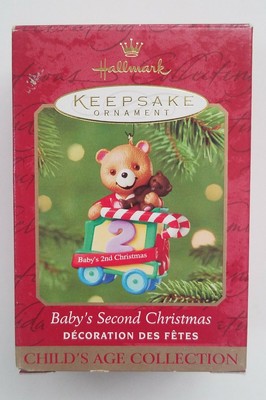 baby's 2nd christmas ornament