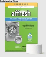 Affresh Fresh Washing Machine Cleaner, HE, Choose 1, 3, 6, 12 OR 24 Tablets