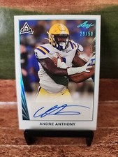 2021 Leaf Memories Draft RC Rookie Auto #'d /50 Andre Anthony