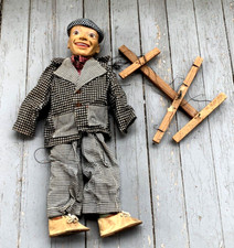 VINTAGE ORIGINAL PINKY LEE BY A JURO CELEBRITY MARIONETTE 21" TALL (19F)