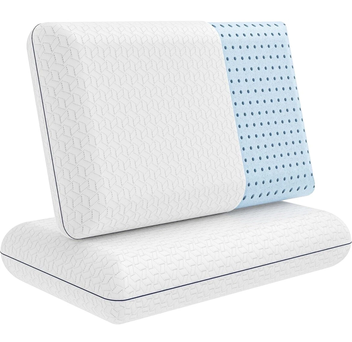 Almohadas de espuma blanca para cama