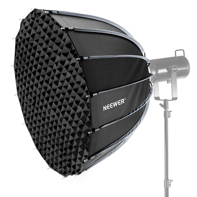 NEEWER 35.4''/90cm Parabolic Softbox Bowens Mount with Diffusers/Grid/Bag
