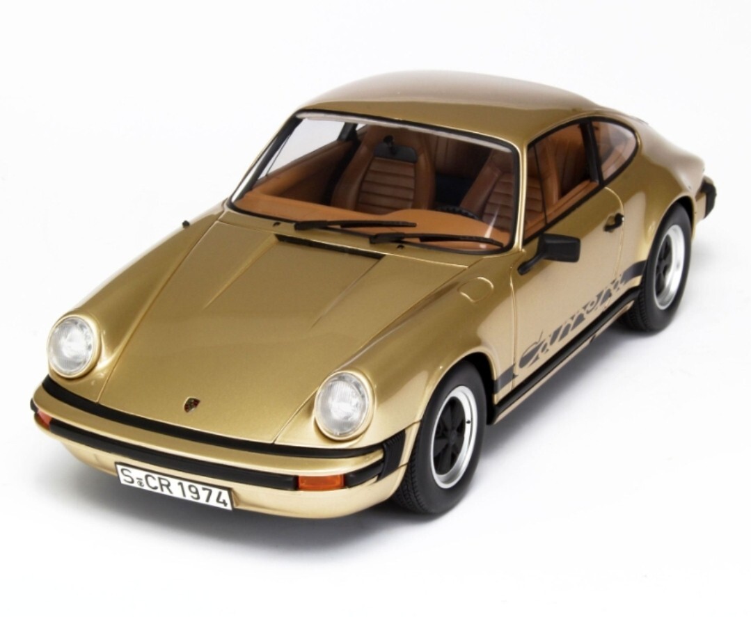 GT SPIRIT Porsche 911 Carrera ゴールド 1/18 Porsche 911 Carrera 2.7 Gold Met 1974 1:18 GT Spirit GT011ZM