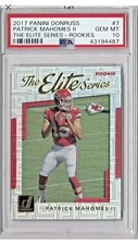 2017 DONRUSS Patrick Mahomes “ELITE SERIES” PSA GEM 💎 MINT 10