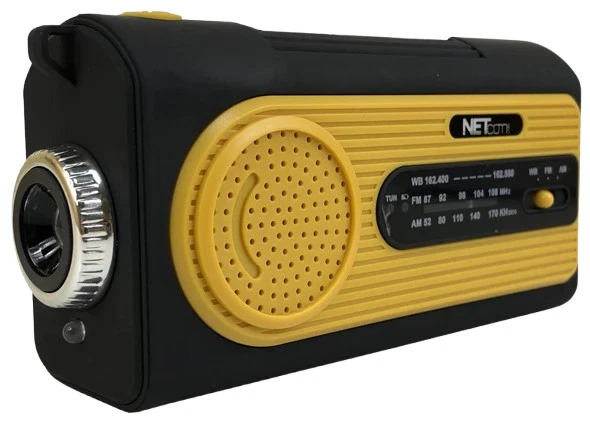 Emergency Hand Crank Radio with LED Flashlight Portable Radio Waterproof US - Image 3 of 4
