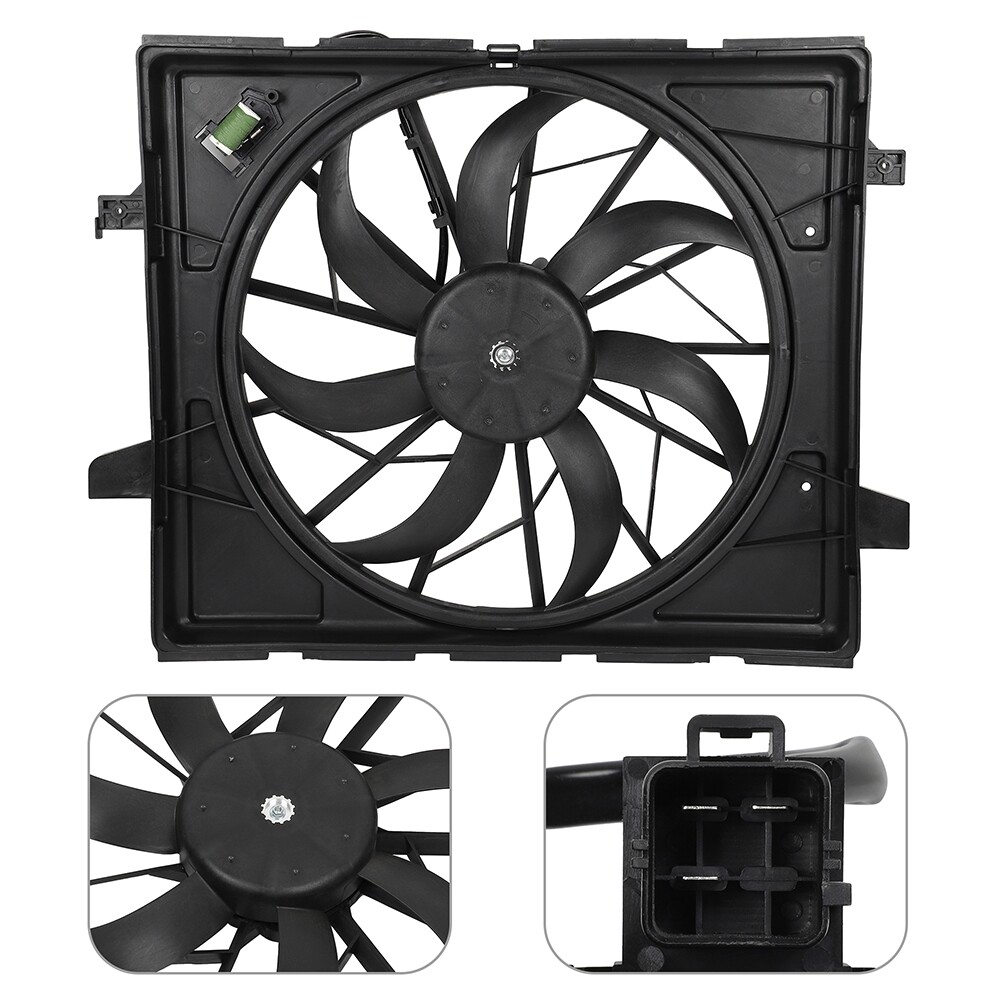 Radiator Cooling Fan Assembly For 2011-2015 2016 2017-2021 Jeep