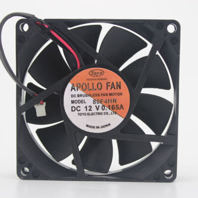 OYO APOLLO FAN 80F4HR 8CM 8015 12V 0.165A Motor protection cooling FAN ...