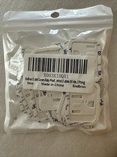 NEW Pack White Outlet Covers Baby Toddler Proofing Stick On