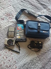 Preowned Misc. Cameras with Carrying Bag and other accessories