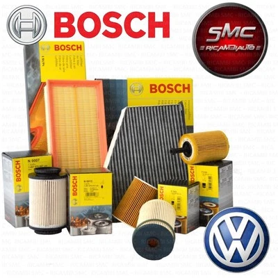 KIT DE REVISION 4 FILTRES BOSCH VW GOLF V (1K1) 2.0 TDI 103 KW DU 12.04 > 11.08 - Photo 1/4