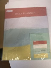 Horizon DAILY PLANNER 60-Sheet Pad To-Do Pages Notepad Desk Accessory 12" x 10"