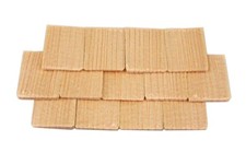 100 St. Schindel aus Fichtenholz. F&uuml;r Puppenstuben, Krippenbau  30x21 mm.