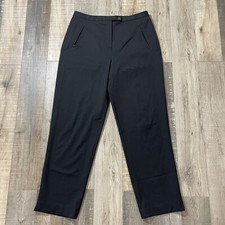Talbots Petites Pants Womens Size 10P Lightweight Black Straight Leg Stretch
