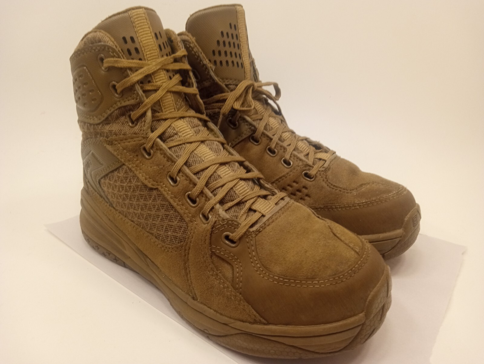 5.11 Tactical Halcyon 106 Dark Coyote Leather Mesh Men's Boots Size 7