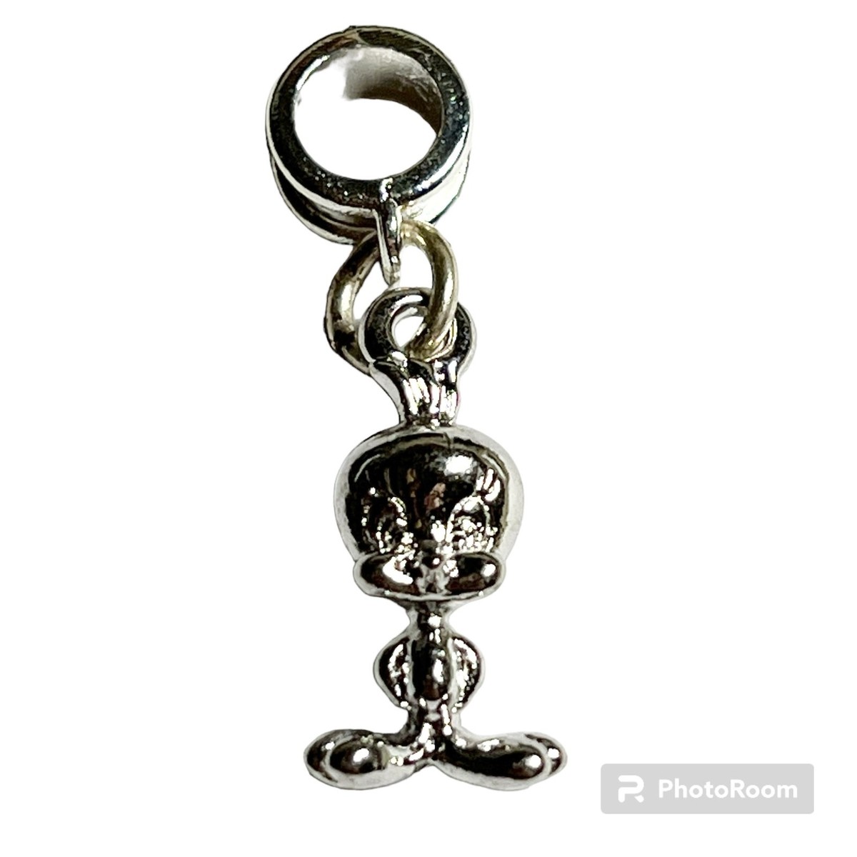 Vintage Tweety Bird Charm European Slider Bead for Bracelet