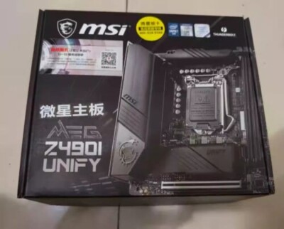 MSI MEG Z490I UNIFY Motherboard Mini-ITX Intel Z490 LGA1200