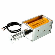 DC12V 8A Push Pull cadre ouvert type électro-aimant solénoïde aimant tubulaire