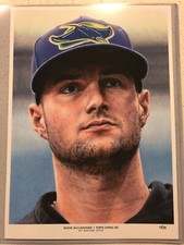 2021 Topps Living Set #466 Shane McClanahan Fine Art Print 10x14 Mayumi Seto /33