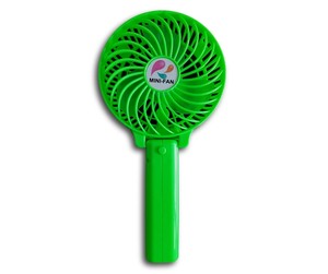 Mini-USB-Rechargeable-Strong-Wind-Foldable-Hand-Fan-Green