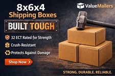 8x6x4 400 Cardboard Packing Mailing Moving Shipping Boxes Corrugated Box Cartons