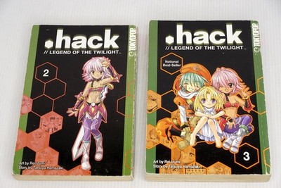 .hack   Legend of the Twilight Manga Volumes 2 & 3 Tokyopop English Book Lot