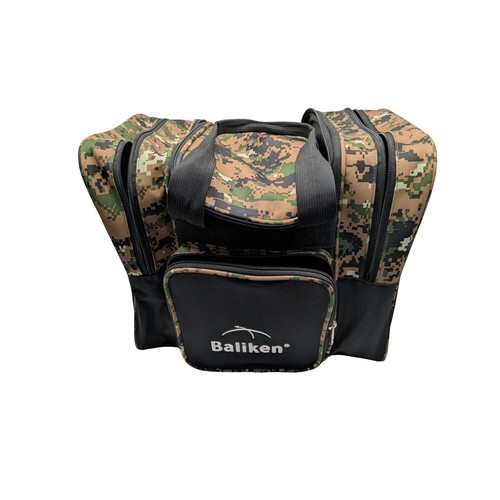 Baliken Camo Bowling Ball Bag Single Ball Tote Shoe Storage Accessory Pockets