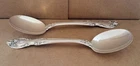SET of 2 PAIR GORHAM MELROSE 6 1/4" ROUND SOUP SPOONS NO MONO