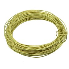 10 Gauage 2.6 Mm 1 Pound 30 Ft Spool Brass Wire for Jewelry Making, Beading,Yel