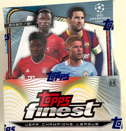 2020/21 TOPPS FINEST UEFA CHAMPIONS LEAGUE SOCCER  HOBBY BOX