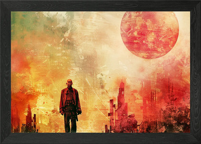 Beschützer Babylons 5 gerahmtes Wandbild Poster Leinwanddruck Bild