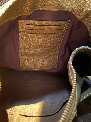 ALLSAINTS Anouck Leather Sling Olive Green | eBay display picture 2