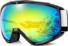 Findway Maschere da Sci, Occhiali Sci Donna Uomo, Maschera da Snowboard e Sci