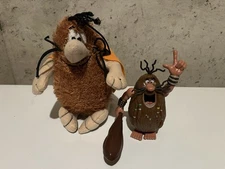 Captain Caveman Vintage Figure & Plush Doll Toy Lot Scooby Doo Hanna Barbera