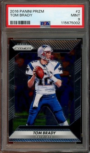 2016 Panini Prizm #2 Tom Brady MINT PSA 9  Nice! Patriots 5002