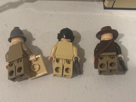 Lego INDIANA JONES MOTOTCYCLE CHASE #7620 W/ Minifigures & Manual