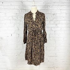 Women's leopard print pullover dress Size Medium