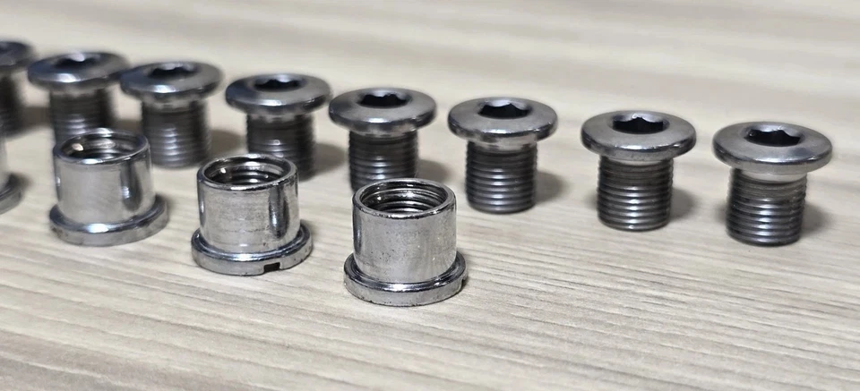 Shimano Dura Ace FC7600 Ultegra FC-6603 Chainring hardware **Fast Ship** - Image 3 of 4