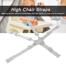 5 Point Baby Safety Strap Belt, Adjustable Universal Replacement High Chair S...