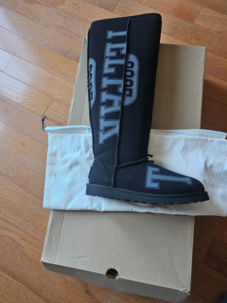 UGG x TELFAR Fleece Tall - Black Size W10/M8 | eBay