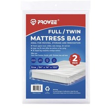 2 PK Twin/Full Mattress Bags for Moving Storage,Waterproof Plastic Full Size ...